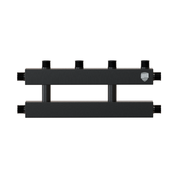 Коллектор на 2 (3) отопительных контура, в комплекте с кронштейнами, 150 кВт