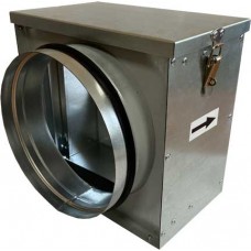Корпус для HEPA фильтра (200- 200- 78) канальный d100 246х207х250 оцинк.