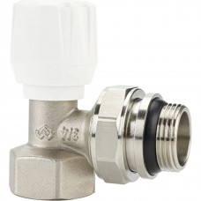 Клапан радиаторный VARMEGA 3/4quot; ручной, угловой с самоуплотняющимся полусгоном VM10013