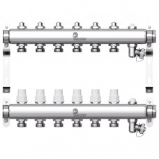 Коллектор Wester нерж. MUVS 1quot;-3/4 в сборе на 6 выходов
