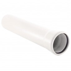 Труба канализационная бесшумная ПП 110* 500 мм с раструбом белая (уп.20 шт) РТП