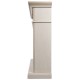 Каминокомплект: Очаг Electrolux EFP/P-4220LS, портал Siena 42/40/36, сл. кость с зол. патиной