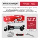 Шлифмашина PIT угловая аккум. PWS20H-125B SOLO бесщеточная (20В, 125мм, Li-Ion,4500/6500/8000об/мин)