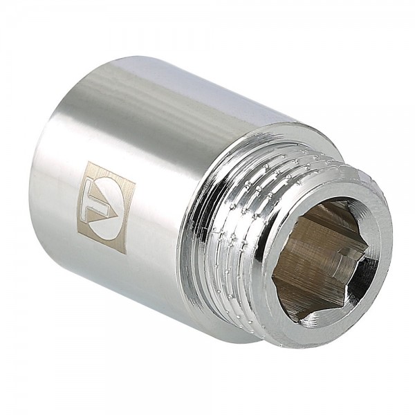 Удлинитель хромированный Valtec 1/2quot;x80мм ВР-НР VTr.198.C.0480