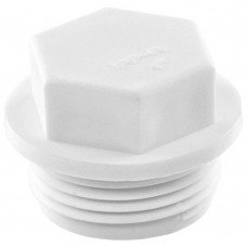 Заглушка TEBO бел. PP-R резьбовая 20x1/2quot; (200/2000), арт. 030093202