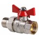 Кран шар. Valtec VT.227.N.04 BASE ВН 1/2quot; с американкой бабочка