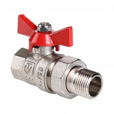 Кран шар. Valtec VT.227.N.05 BASE ВН 3/4quot; с американкой бабочка