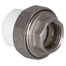 Муфта TEBO сер. PP-R комбин. разъемная (Американка) 25х3/4quot; ВР O-ring (10/140), арт. 016022005 Муфта TEBO сер. PP-R комбин. разъемная (Американка) 25х3/4quot; ВР O-ring (10/140), арт. 016022005