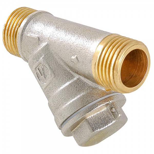 Фильтр косой НН наружная резьба 1/2quot; (Valtec VT 190) уп 14 шт