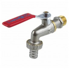 Кран Aquasfera шар. водоразб. Лат. со штуц. 1019 Euro Ду 20 Ру16 НР/штуц G3/4quot; ры-г L-141мм 1019-02