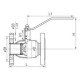 Кран шаровый TEMPER DN65 PN16, 28620065