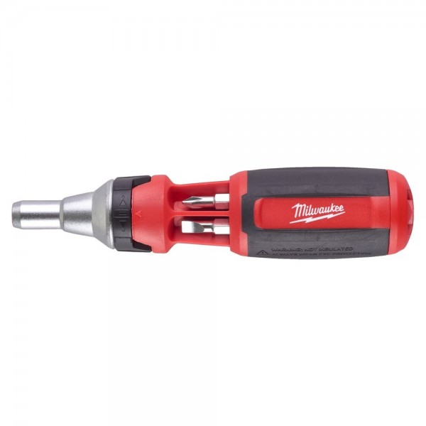 Отвертка Milwaukee универсальная с трещоткой 9 в 1 (PH1/PH2/PZ1/PZ2/T15/T20/SL 5.5)