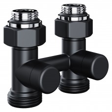 Узел нижнего подключения Royal Thermo Design прямой 1/2quot;х3/4quot; EK (черный)