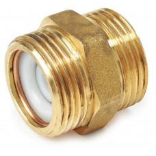 Ниппель Giacomini латунный, со встроенным обратным клапаном 3/4quot;, R189VY004