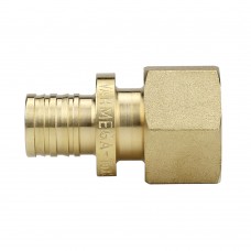 Муфта VARMEGA Slide-fit переходная (переходник) ВР, 25х1quot;, аксиальная, латунь, VM51317