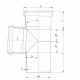 Тройник Ostendorf 250х250x87гр. KGEA НК PVC рыжий