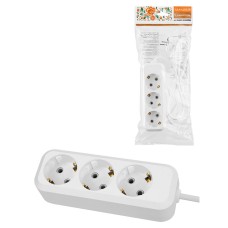 Удлинитель TDM ELECTRIC бытовой 3 гнезда, НАРОДНЫЙ, 3 м SQ1303-1041