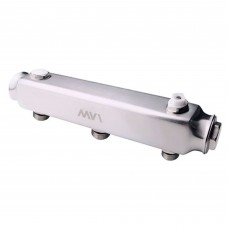 Коллектор MVI ML.403.06 из нержавеющей стали, м/ц расстояние 100мм,1quot;x1/2quot; 3 вых.