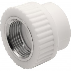 Муфта THERMOLIGHT комбинированная PP-R ВР 32х1quot; белый (10/120)