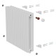 Дизайн-радиатор Royal Thermo Shift Q30 VC2050 - 08 секц RAL9016