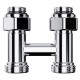 Узел нижнего подключения Royal Thermo Design прямой 1/2quot;х3/4quot;EK (хром)