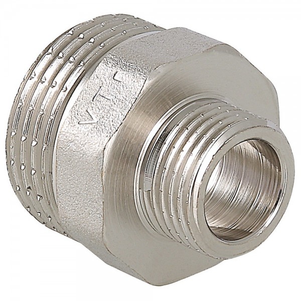 Ниппель-переходник НН наружная резьба 1 1/2quot;х1quot; (Valtec VT 580) уп 10 шт