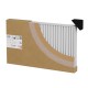 Дизайн-радиатор Royal Thermo Shift Q30 VC2050 - 08 секц RAL9016