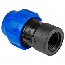 Муфта ПНД компрессионная ВР 50*2quot; внутренняя резьба (VALFEX)_РТГ Муфта ПНД компрессионная ВР 50*2quot; внутренняя резьба (VALFEX)_РТГ