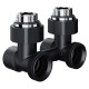 Узел нижнего подключения Royal Thermo Design угловой 1/2quot;х3/4quot; EK (черный)