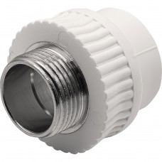 Муфта THERMOLIGHT комбинированная PP-R НР 32х1quot; белый (10/90)