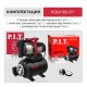 Станция насосная PIT POG1100-P1 (1100Вт, напор 45м, бак 24л, произв-ть 63л/мин,удар. пласт)