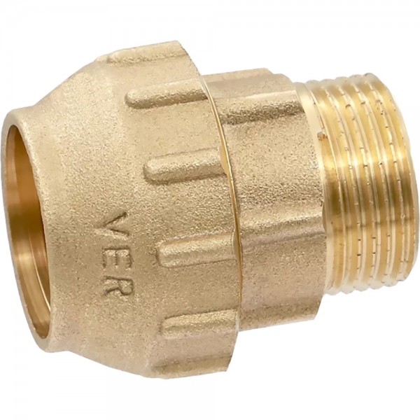 Муфта VIEIR для трубы ПНД S25x3/4quot;M (10) VER370