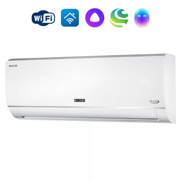 Сплит-система инверторного типа Zanussi Siena DC Inverter ZACS/I-09 HS/N1 комплект