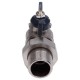 Кран шаровой AQUALINK со сгоном угловой FM 1/2 LU B гайка-штуцер бабочка (100/10)