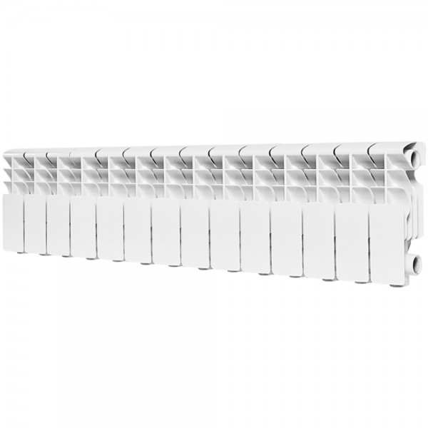 Радиатор алюминиевый ROMMER Plus 200, 14 секций RAL9016
