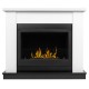 Каминокомплект:Биокамин Firelight BFP/P-1015 XS+Canto Long белый, черный