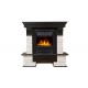 Портал Firelight Pietra Classic камень сланец натуральный, шпон темный дуб