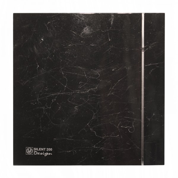 Накладной вентилятор Soler Palau SILENT-200 CZ MARBLE 
BLACK DESIGN 4C