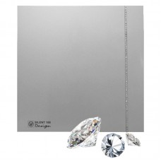 Накладной вентилятор Soler Palau SILENT-100 CZ SILVER 
DESIGN SWAROVSKI